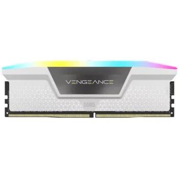 Оперативная память DRAM Corsair Vengeance RGB DDR5 16GB 6000MHz CL38 white CMH16GX5M1D6000Z38W 16GB DDR5 6000MHz