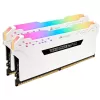 זיכרון לנייח DRAM Corsair Vengeance RGB Pro CMW16GX4M2C3200C16W KIT 16GB (2X8GB) DDR4 DIMM 3200MHz C16 צבע לבן