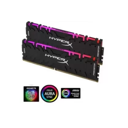 זיכרון לנייח DRAM Kingston Hyper X PREDATOR RGB KHX430C15PB3AK2/32 KIT 32GB (2x16GB) DDR4 3000MHz