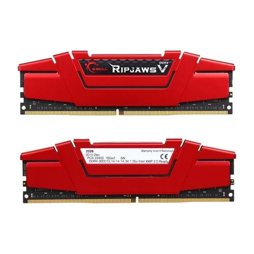 Desktop Memory DRAM G.Skill Ripjaws V F4-3000C14D-32GVR KIT 32GB 2X16GB DDR4 3000MHz 14-14-14-34 1.35V OEM, no package Desktop Memory DRAM G.Skill Ripjaws V F4-3000C14D-32GVR KIT 32GB 2X16GB DDR4 3000MHz 14-14-14-34 1.35V OEM, no package
