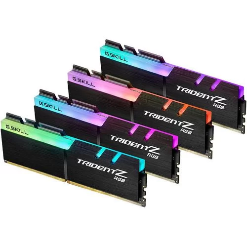Desktop Memory DRAM G.Skill Trident Z RGB F4-3466C16Q-64GTZR KIT 64GB (4x16GB) DDR4 DIMM 3466MHz 16-18-18-38 1.35V OEM, no package