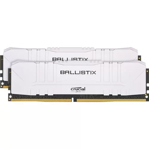 Оперативная память DRAM Crucial Ballistix BL2K8G32C16U4W KIT 16GB (2X8GB) DDR4 DIMM 3200MHz CAS Latency - 16 Цвет:белый Оперативная память DRAM Crucial Ballistix BL2K8G32C16U4W KIT 16GB (2X8GB) DDR4 DIMM 3200MHz CAS Latency - 16 Цвет:белый