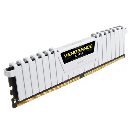 זיכרון לנייח DRAM Corsair VENGEANCE LPX CMK16GX4M2D3000C16W KIT 16GB (2X8GB) DDR4 DIMM 3000MHz CL16 צבע לבן