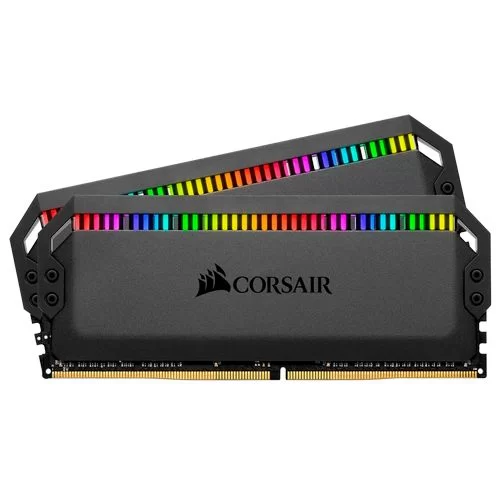 Desktop Memory DRAM Corsair DOMINATOR PLATINUM RGB CMT32GX4M2C3200C16 KIT 32GB (2x16GB) DDR4 DIMM 3200MHz CL16 Color:black
