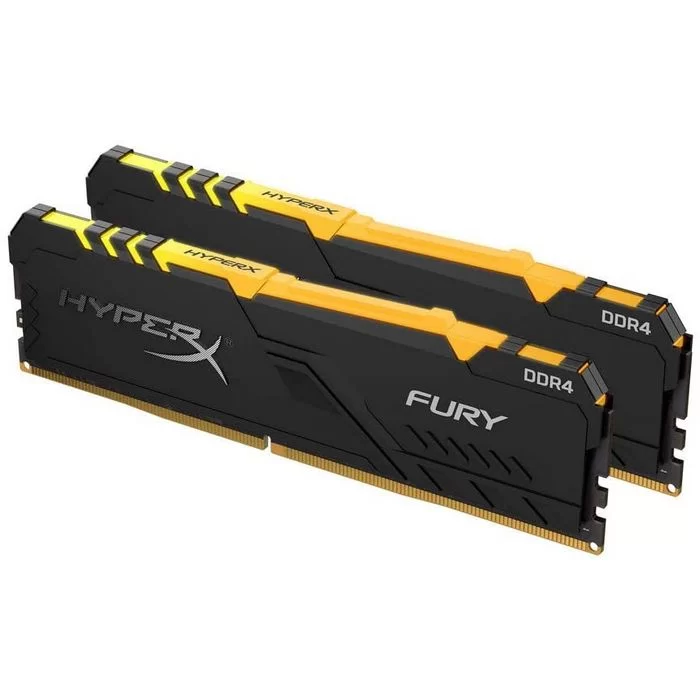 Desktop Memory DRAM Kingston HyperX HX432C16FB3AK2/16 KIT 16GB (2X8GB) DDR4 DIMM 3200MHz CL16 1.2V