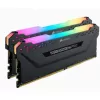 Desktop Memory DRAM Corsair VENGEANCE RGB PRO CMW16GX4M2C3200C14 KIT 16GB (2X8GB) DDR4 DIMM 3200MHz 14-14-14-34 Color:black