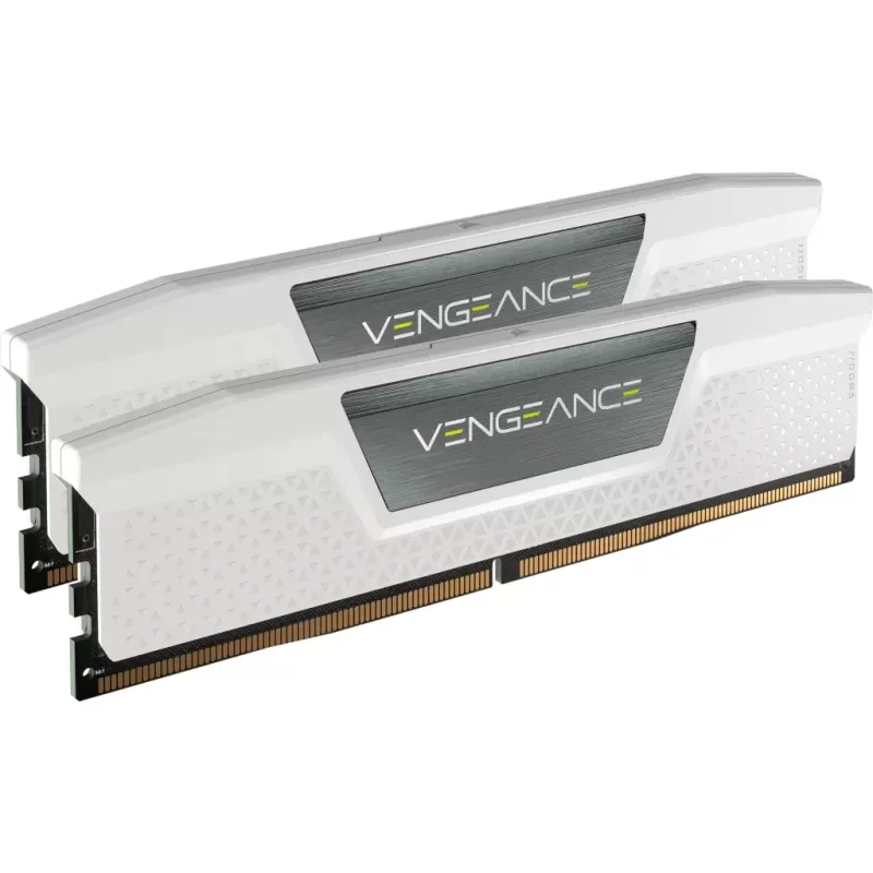 Desktop Memory DRAM Corsair VENGEANCE RGB CMK32GX5M2E6000C36W KIT 32GB (2x16GB) DDR5 DIMM 6000MHz CL36 Color:white