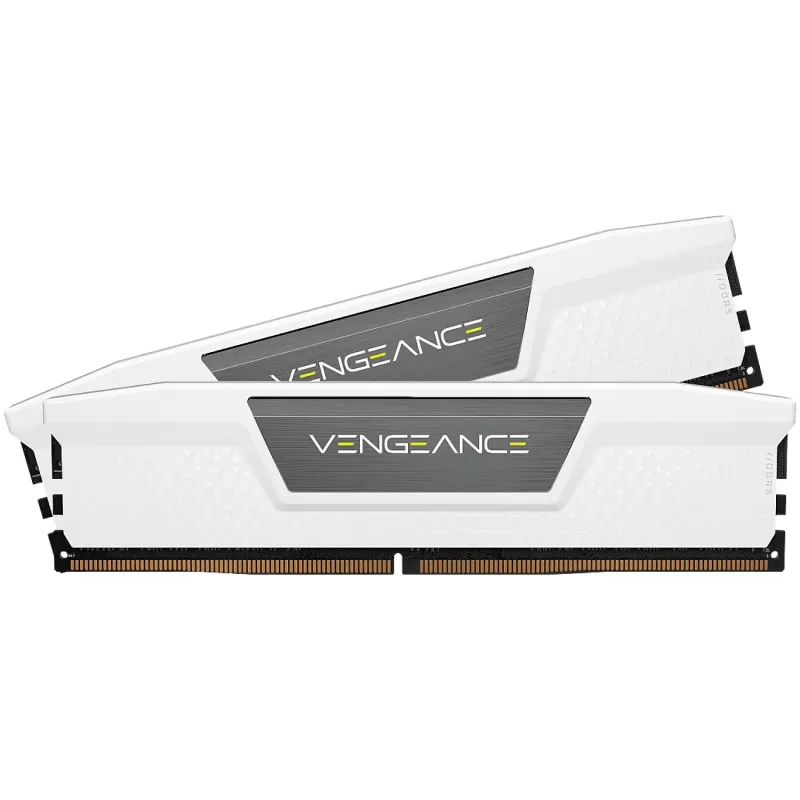 Desktop Memory DRAM Corsair VENGEANCE RGB CMK32GX5M2E6000C36W KIT 32GB (2x16GB) DDR5 DIMM 6000MHz CL36 Color:white