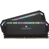 Desktop Memory DRAM Corsair DOMINATOR PLATINUM RGB CMT64GX5M2B6000C40 KIT 64GB (2X32GB) DDR5 DIMM 6000MHz CL40 Color:black