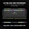 Desktop Memory DRAM Corsair DOMINATOR PLATINUM RGB CMT64GX5M2B6000C40 KIT 64GB (2X32GB) DDR5 DIMM 6000MHz CL40 Color:black