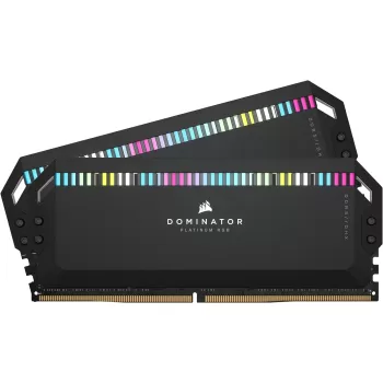 Desktop Memory DRAM Corsair DOMINATOR PLATINUM RGB CMT64GX5M2B6000C40 KIT 64GB (2X32GB) DDR5 DIMM 6000MHz CL40 Color:black