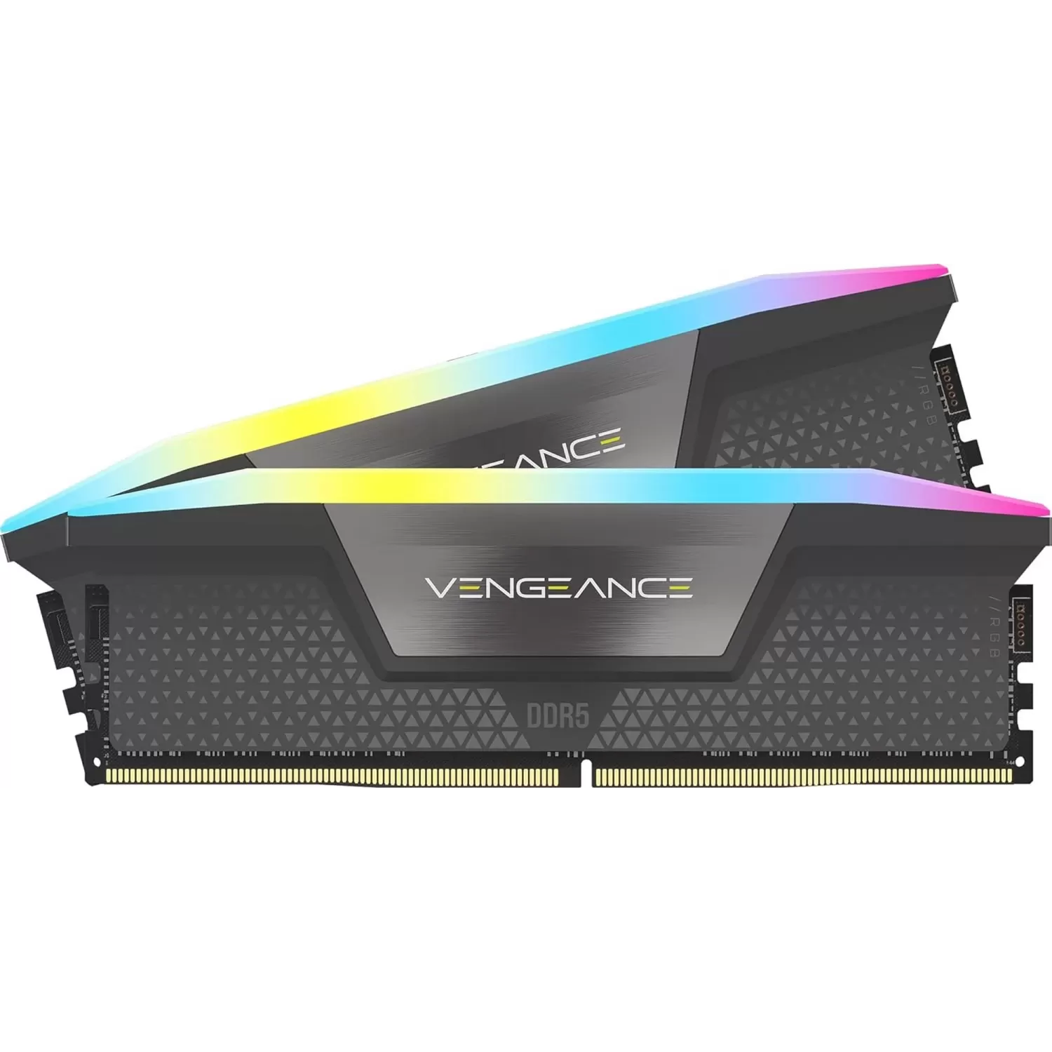 Desktop Memory DRAM Corsair VENGEANCE RGB CMH64GX5M2B5200Z40K KIT 64GB (2X32GB) DDR5 DIMM 5200MHz C40 Color:black