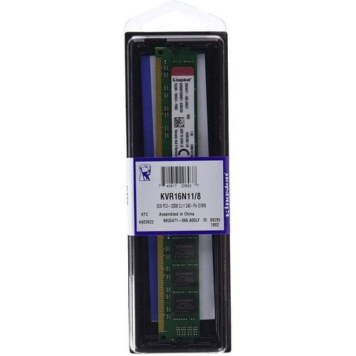 Desktop Memory DRAM Kingston KVR16N11/8 8GB DDR3 1600MHz