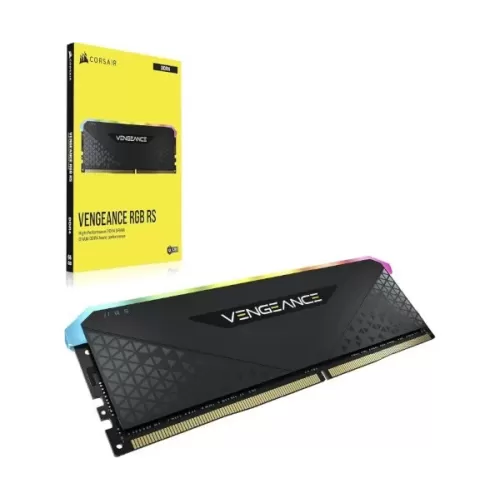 Память Corsair Vengeance RGB RS CMG16GX4M1E3200C16 16GB DDR4 3200MHz 1.35V Цвет:чёрный