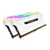 Память Corsair VENGEANCE RGB PRO DRAM CMW16GX4M2E3200C16W KIT 16GB - 2x8 (Dual) DDR4 3200MHz 16 1.35V Цвет:белый