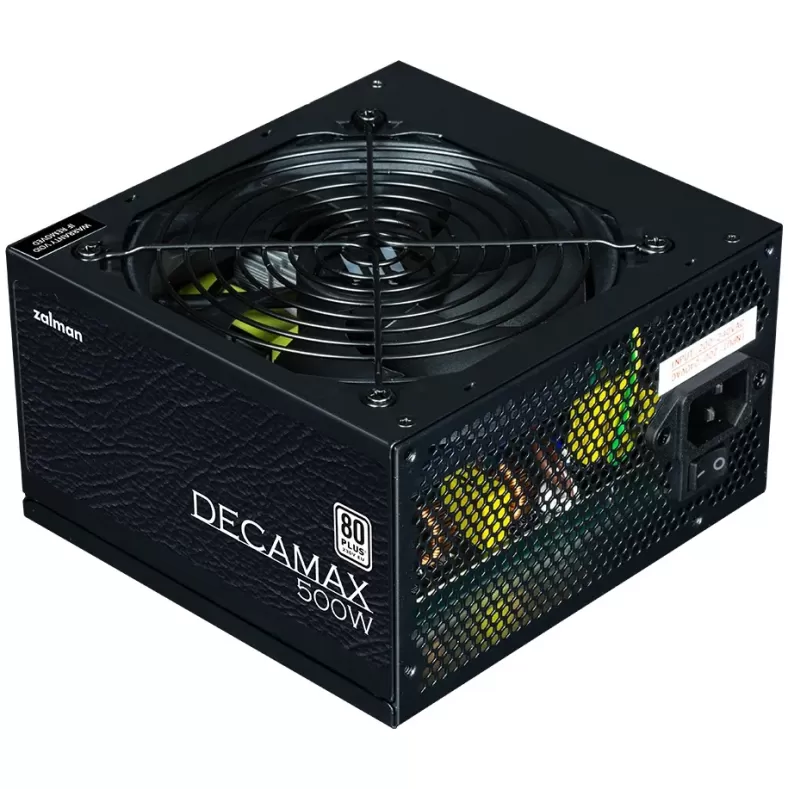 Power Supply Zalman Decamax ZM500-LX3 500W 80 Plus ZM500-LX3 80 Plus