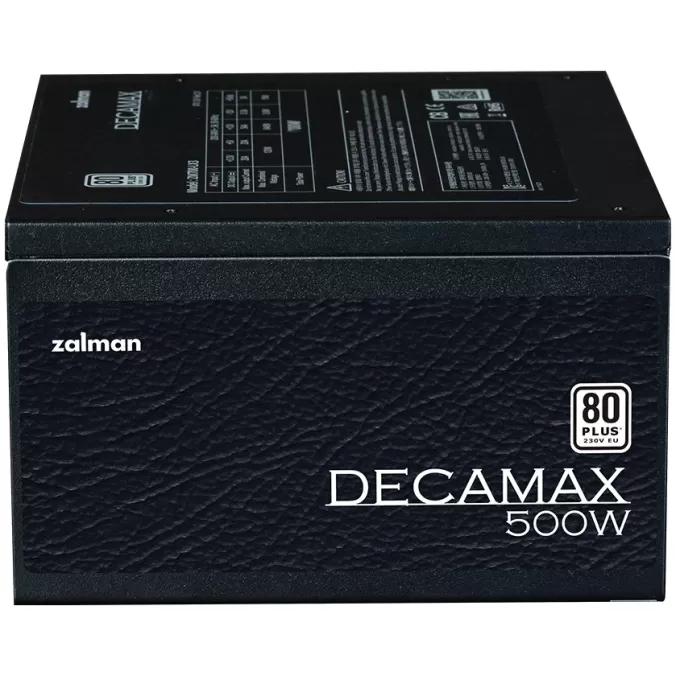 Power Supply Zalman Decamax ZM500-LX3 500W 80 Plus ZM500-LX3 80 Plus