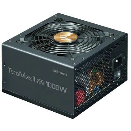 Power Supply Zalman ZALMAN 1000W ZM1000-TMX2SE TeraMax2SE 80 PLUS GOLD POWER SUPPLY ZM1000-TMX2SE Full Modular