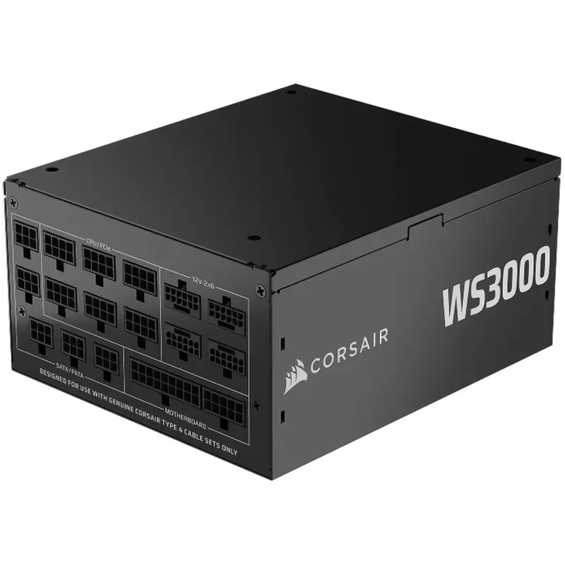 Power Supply Corsair WS3000 3000W ATX 3.1 80+ Platinum Fully Modular CP-9020312-EU 80 Plus Platinum