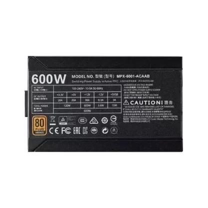 Блок Питания Cooler Master MWE 650 WHITE V2 MPE-6001-ACAAB-EU 80 Plus 600W