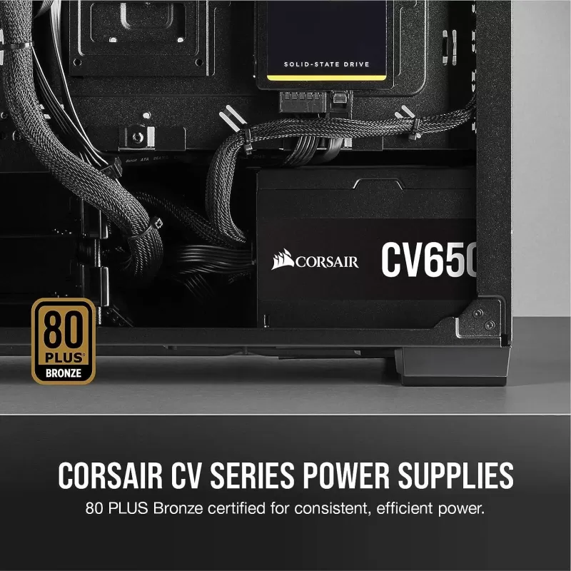 Блок Питания Corsair CV Series CV650 CP-9020211 80 Plus Bronze 650W 12V:624W