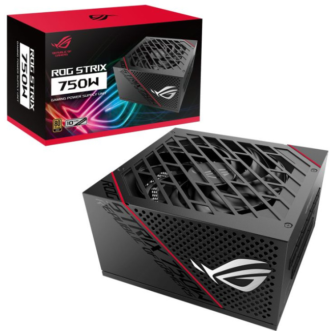 Power Supply Asus ROG Strix ROG-STRIX-750G מודולרי מלא 80 Plus Gold 750W