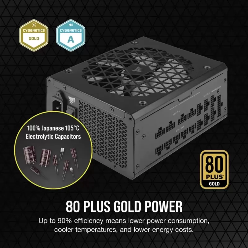 ספק כוח Corsair RM850x SHIFT CP-9020252-EU מודולרי מלא 80 Plus Gold 12V:850W ATX12V v3.1