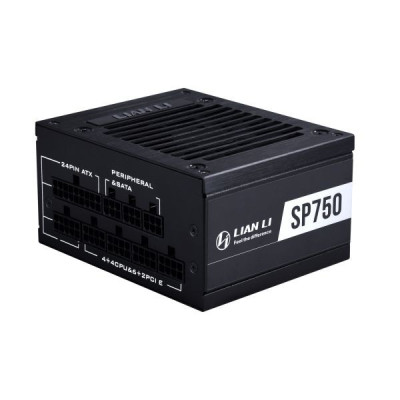 ספק כוח LIAN-LI SP750 שחור SP750B מודולרי מלא 80 Plus Gold 750W 12V:744W SFX ספק כוח LIAN-LI SP750 שחור SP750B מודולרי מלא 80 Plus Gold 750W 12V:744W SFX