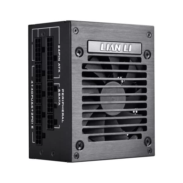 ספק כוח LIAN-LI SP750 שחור SP750B מודולרי מלא 80 Plus Gold 750W 12V:744W SFX