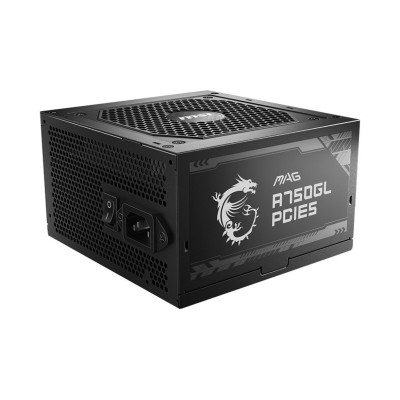 Power Supply MSI A750GL PCIE5 מודולרי מלא 80 Plus Gold 750W 12V:744W Power Supply MSI A750GL PCIE5 מודולרי מלא 80 Plus Gold 750W 12V:744W