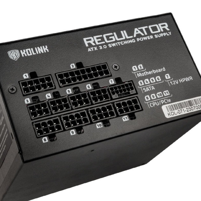 Power Supply Kolink Regulator 750W (ATX 3.0) 80 Plus Gold KL-R750FG 80 Plus Gold