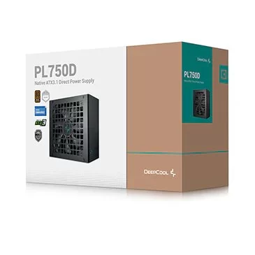 ספק כוח DEEPCOOL PL750D PCIe 5.0 R-PL750D-FC0B-WO-V2 לא מודולרי 80+ Bronze 750W