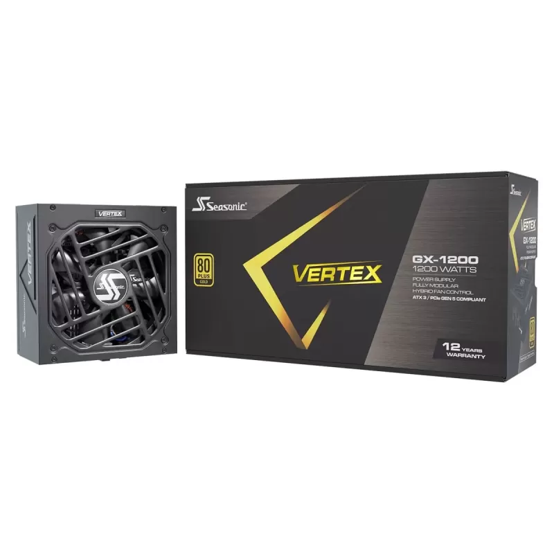 Power Supply Seasonic Vertex GX-1200 ATX 12122GXAFS 80 Plus Gold 1200W