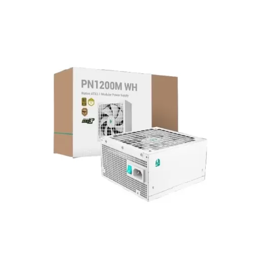 ספק כוח DEEPCOOL Cool Gamer Storm Fully Modular R-PNC00M-FC0W-WGEU 80 Plus Gold 1200W
