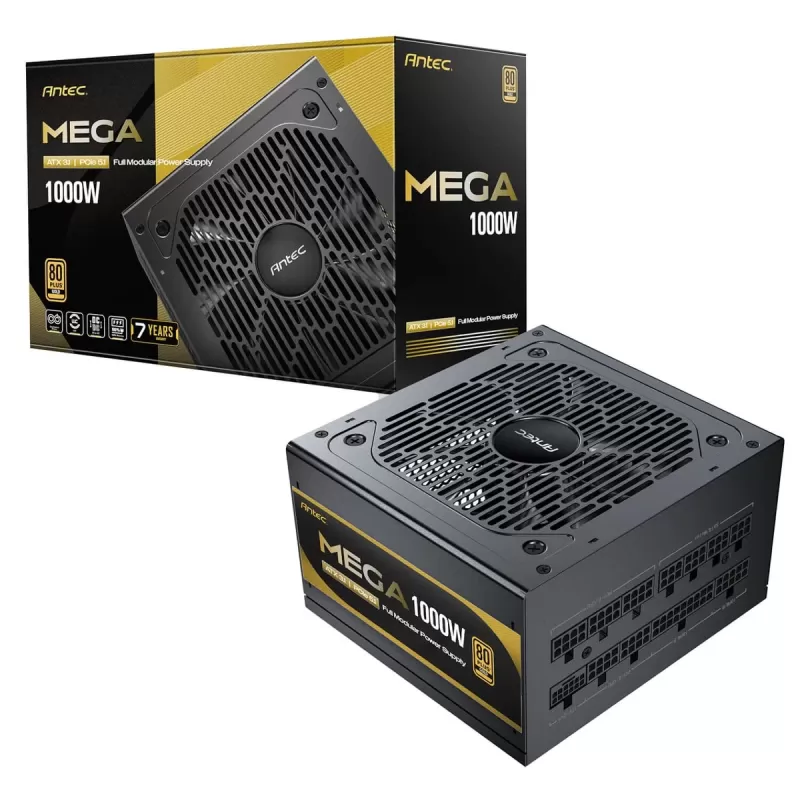 Power Supply Antec MEGA1000 0-761345-20190-2 Full Modular 80 Plus Gold 12V:1000W
