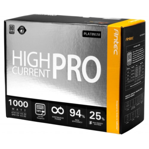 ספק כוח Antec High Current Pro HCP-1000 0-761345-06248-0 מודולרי 80 PLUS ספק כוח Antec High Current Pro HCP-1000 0-761345-06248-0 מודולרי 80 PLUS
