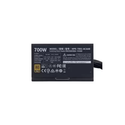 ספק כוח Cooler Master MWE 700 BRONZE V2 MPE-7001-ACAAB-EU 80 Plus Bronze 700W