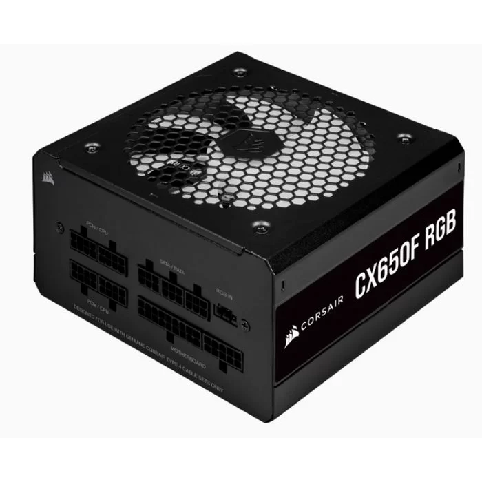 Блок Питания Corsair CX Series CX650F RGB black CP-9020217-EU Полностью Модулярный 80 Plus Bronze 650W Блок Питания Corsair CX Series CX650F RGB black CP-9020217-EU Полностью Модулярный 80 Plus Bronze 650W