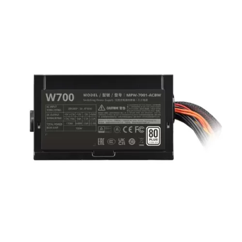 ספק כוח Cooler Master ELITE NEX WHITE 700 230V MPW-7001-ACBW-BWO לא מודולרי 80 Plus 700W 12V:648W ספק כוח Cooler Master ELITE NEX WHITE 700 230V MPW-7001-ACBW-BWO לא מודולרי 80 Plus 700W 12V:648W