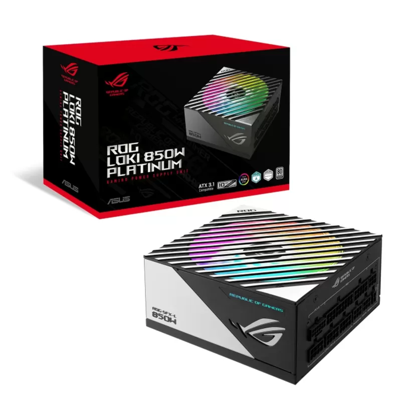 Power Supply Asus ROG LOKI SFX-L 850W Platinum 90YE00N3-B0WA00 Full Modular 80 Plus Platinum SFX-L