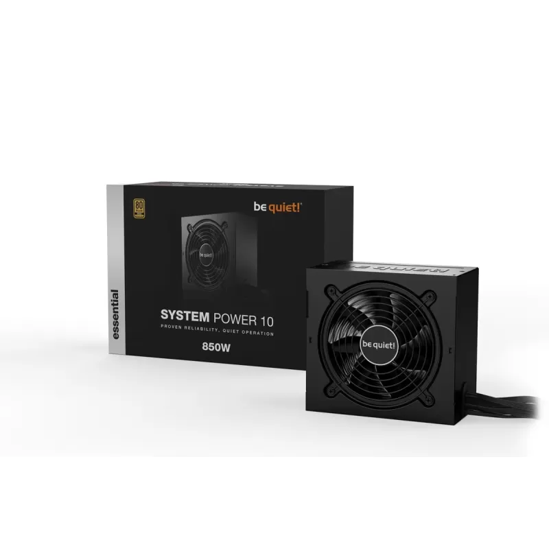 ספק כוח be quiet! SYSTEM POWER 10 850W BN330 לא מודולרי 80 Plus Gold 12V:849.6W ATX PS/2