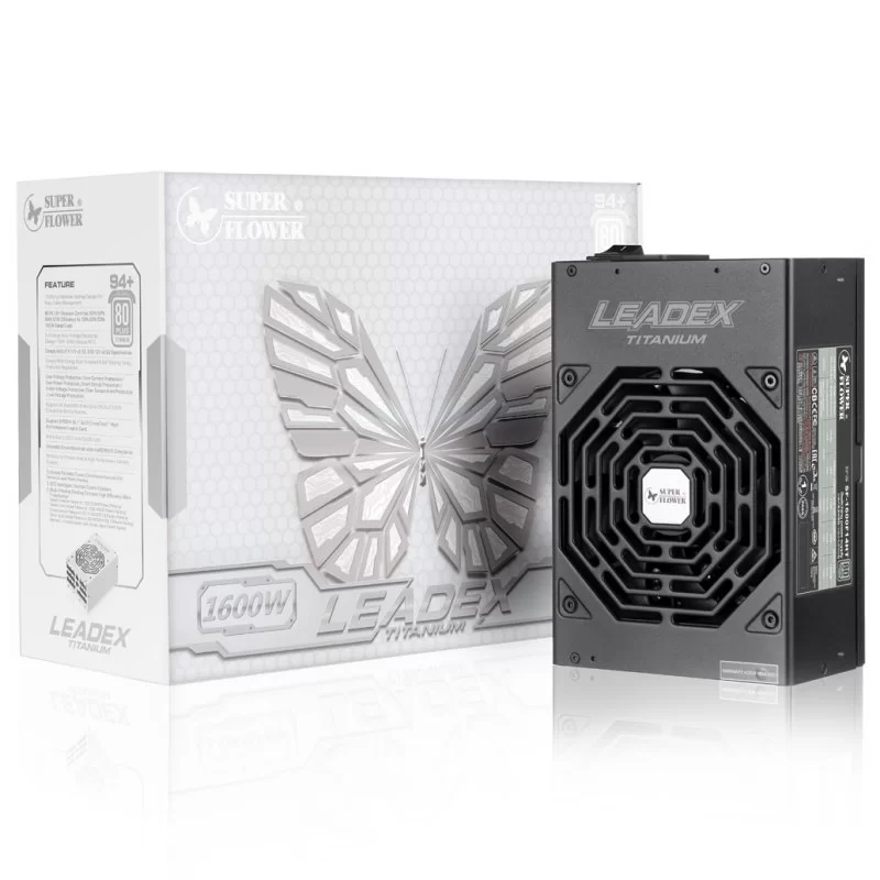 ספק כוח Super Flower Leadex 1600W Titanium SF-1600F14HT מודולרי מלא 80 Plus Platinum