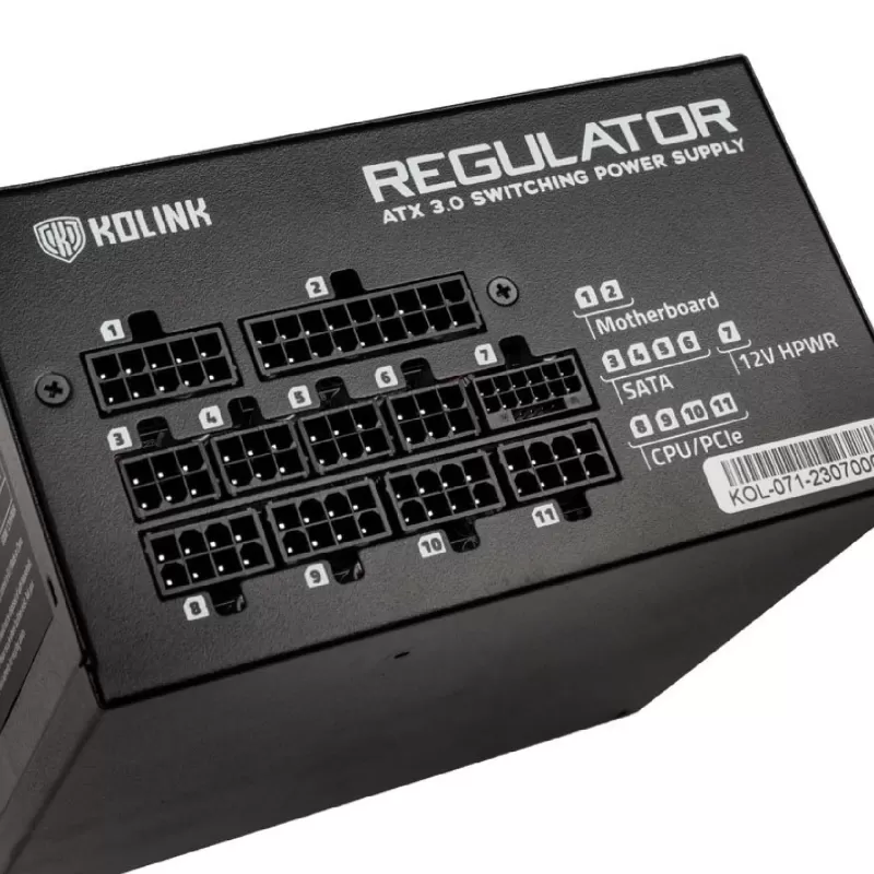 Power Supply Kolink Regulator 850W (ATX 3.0) 80 Plus Gold KL-R850FG 80 Plus Gold