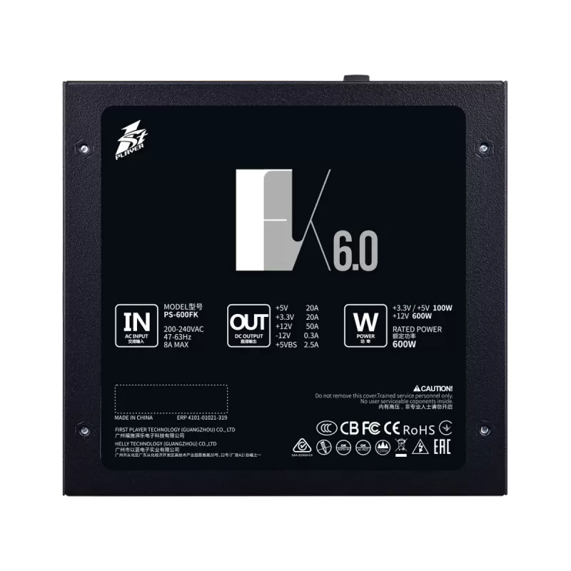 Блок Питания 1St Player FK 600W PS-600FK 80 Plus