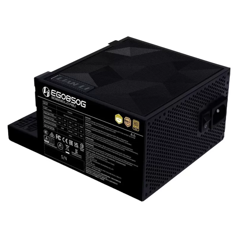 ספק כוח LIAN-LI EDGE 850W Gold שחור EG0850G-B 80 Plus Gold