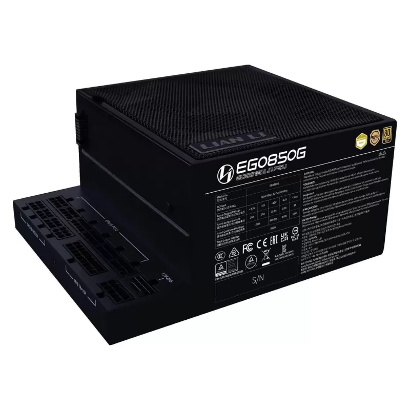 ספק כוח LIAN-LI EDGE 850W Gold שחור EG0850G-B 80 Plus Gold