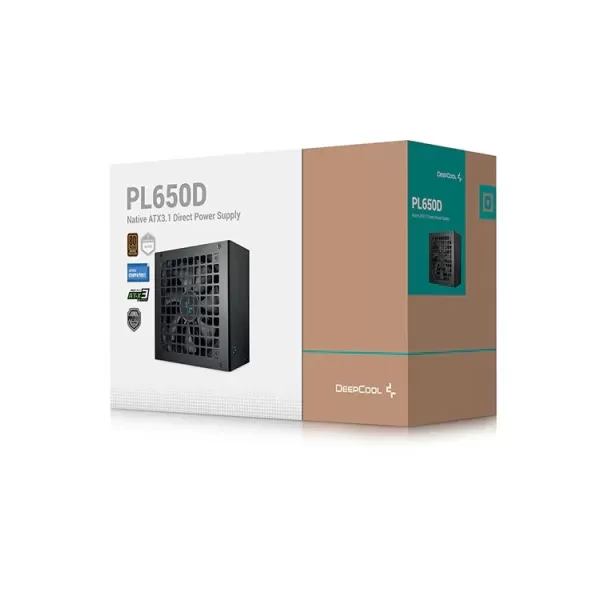 Блок Питания DEEPCOOL PL650D PCIe 5.0 R-PL650D-FC0B-WO-V2 Не модулярный 80+