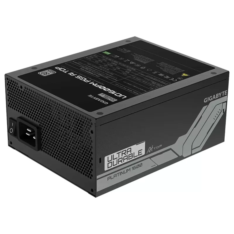 Power Supply Gigabyte UD1600PM PG5 AI TOP 80 Plus Moddular GP-UD1600PM-PG5 80 Plus Platinum 1600W - official importer