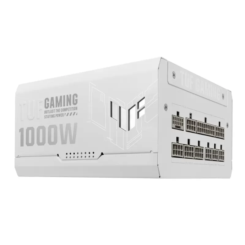 ספק כוח Asus TUF Gaming 1000W Gold לבן 90YE00S5-B0NA00 80 Plus Gold