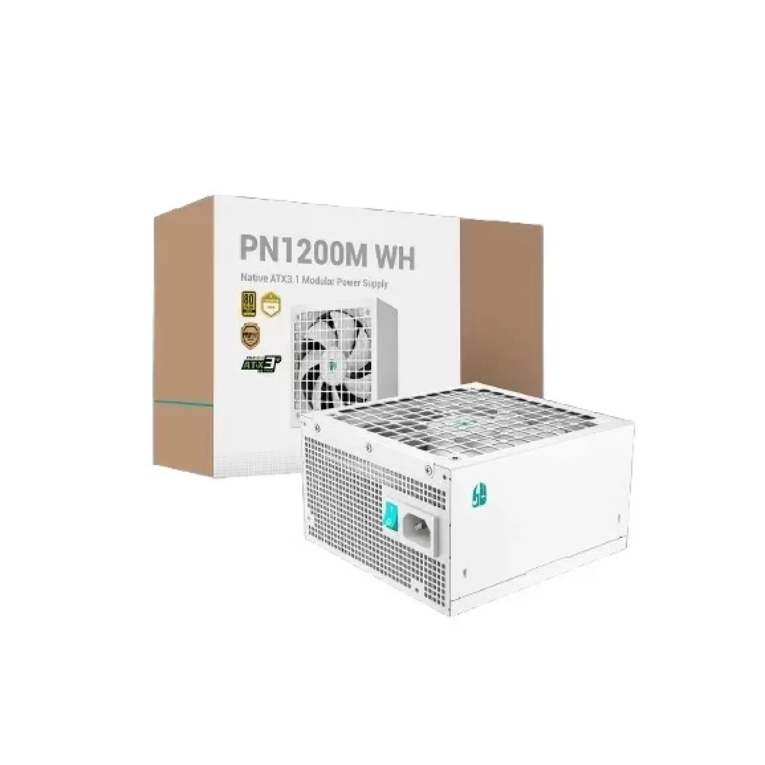 Power Supply DEEPCOOL GAMER STORM PN1200M 1200W 80Plus GOLD Modular white R-PNC00M-FC0W-JGWO 80 Plus Gold